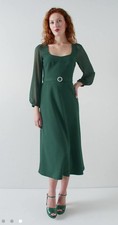 Lk Bennett Perdy Green Crepe