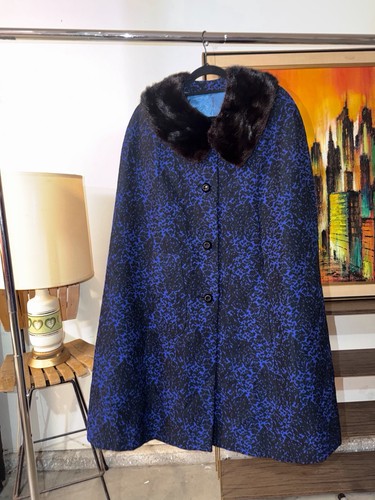 Vintage 1960s blue black - vintage,