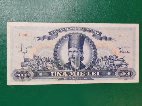 Romania 1000 lei 1948 xf - 1000,