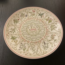 1991 wedgewood calendar plate - 1991,