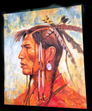 Original Oil  Native American