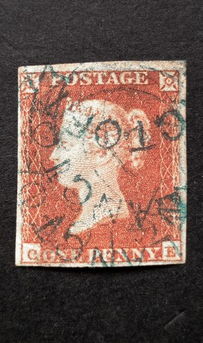 Queen victoria penny - queen, sg.8