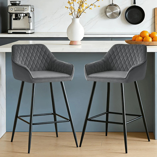 Breakfast bar stools velvet - breakfast,