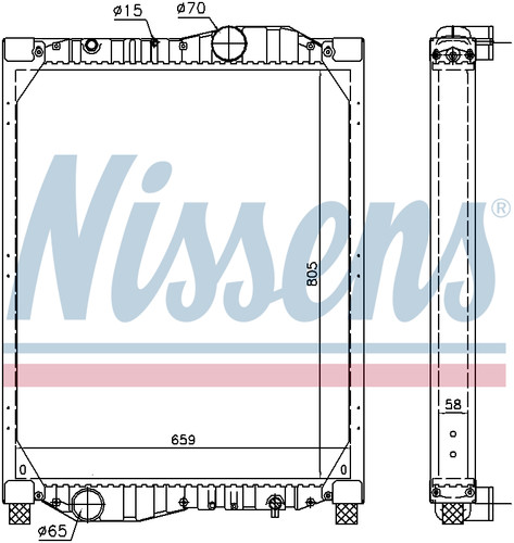 Nissens engine coolant - engine,