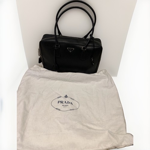 Prada milano black saffiano - prada,