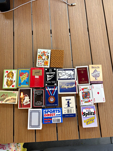 Mixed lot vintage playing - vintage, card
