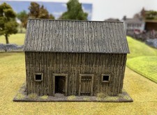 28mm wooden barn - barn, printed
