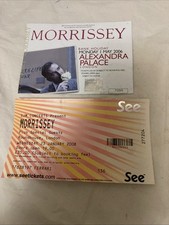 MORRISSEY Used Concert TICKET