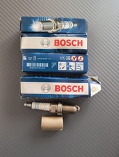 Set Of 4 Bosch R6 FR 7 DC+ Spark Plugs In retail Packaging