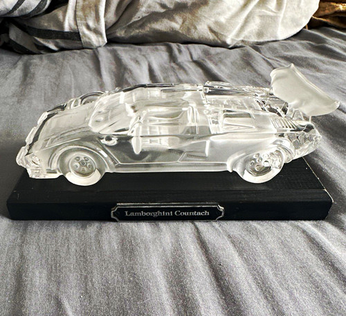 Clear glass lamborghini - glass,