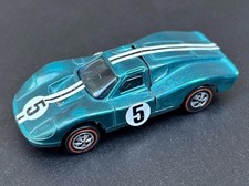 Hot Wheels Redline Ford Mark IV | MKIV - Aqua HK w/#5 Stickers Cap Wheels! Tough