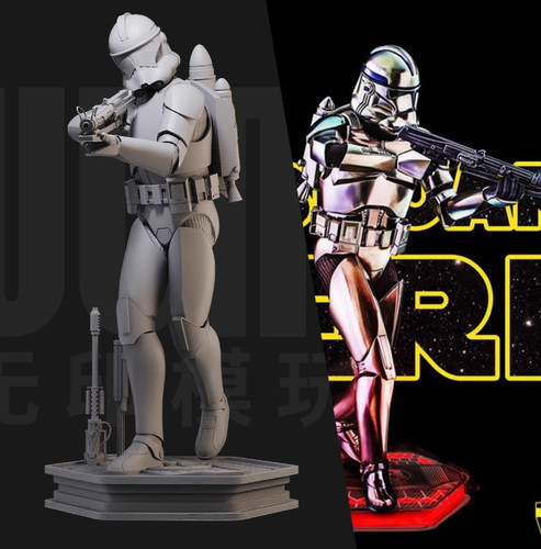 Scale resin space warrior - scale,