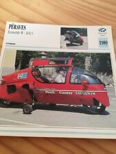 Péraves Ecomobile W 18K5 1989 Motorcycle Card Atlas Collection Switzerland
