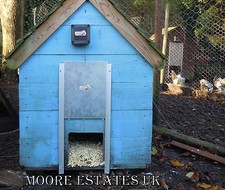 Automatic Chicken Door POP hole opener House Hen Coop Poultry Ark Pullet Rails