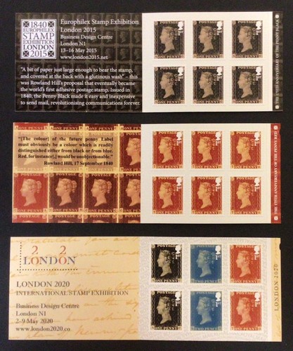 Royal mail stamp booklets - 3,