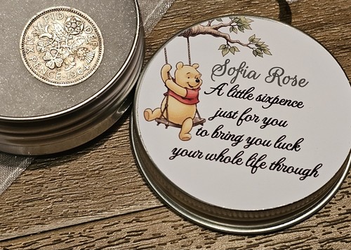 Winnie the pooh lucky - pooh, sixpence