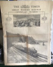 The Times 1935 Great Western