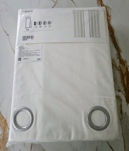 Ikea merete curtains white - ikea,