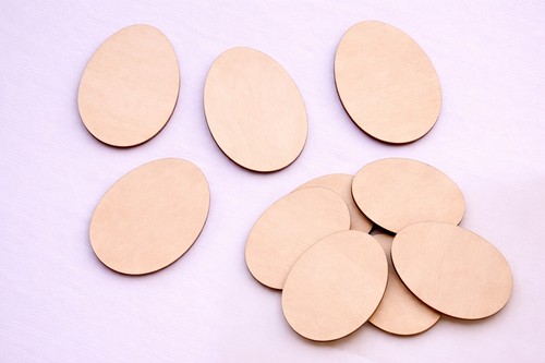 Wooden eggs egg blank shapes - egg,