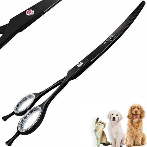 Curved dog grooming - dog,