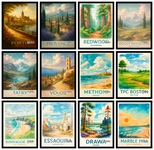 Beautiful city travel poster - travel, |