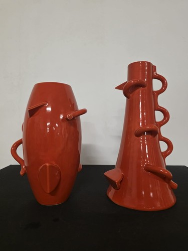 Pair dealbata vases by - dealbata,