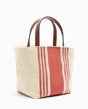 Zara fabric mini tote bag