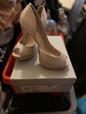 KG Ladies Shoes Court Size 5 Blush Pink Platform High Heel Used Once RRP £120!