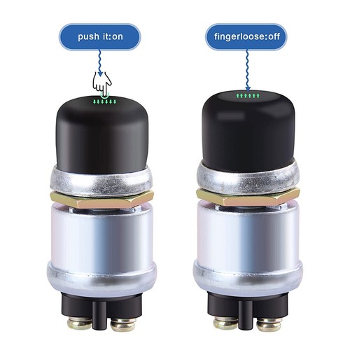 2pcs 12v 50a waterproof switch - 2pcs,