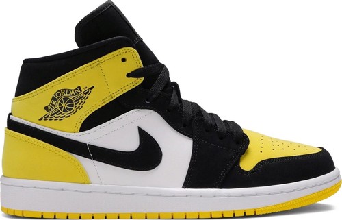 Air jordan mid yellow - air,