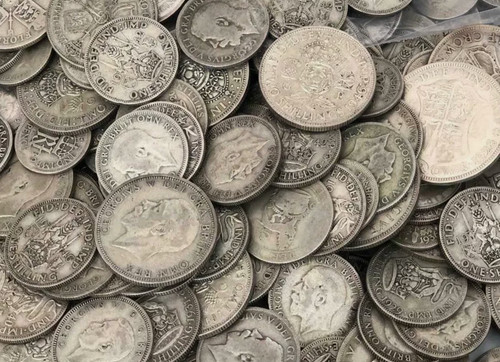 Pre 1947 silver 500 - 1,
