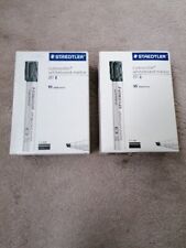 2x Pack Of 10 Staedtler Lumocolor Whiteboard Marker  - Green 351 B-5 Dry Wipe