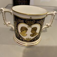 A Ltd Ed (1157/1500) Royal Crown Derby Loving Cup No Box Marriage Charles Diana