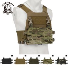 Tactical SS Chest Rig Vest Molle Front Panel Plate Carries For SS LVAC D3 Vests