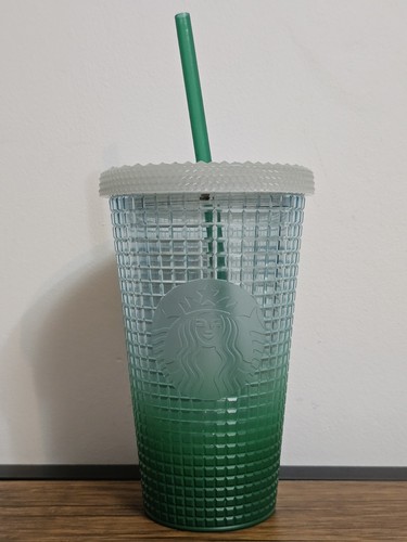 Starbucks green ombre grid - starbucks,