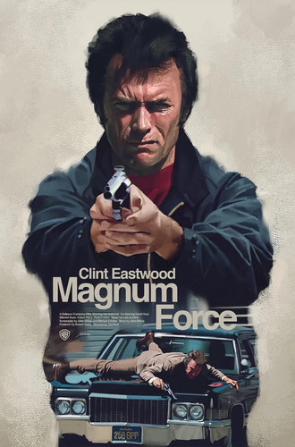 Magnum force postcard - postcard, dirty