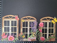 window die cut sets, potted