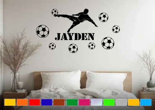 Personalised football wall - personalised,
