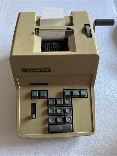 Vintage addo adding machine - vintage,