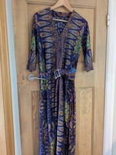 Vintage 70s purple and green