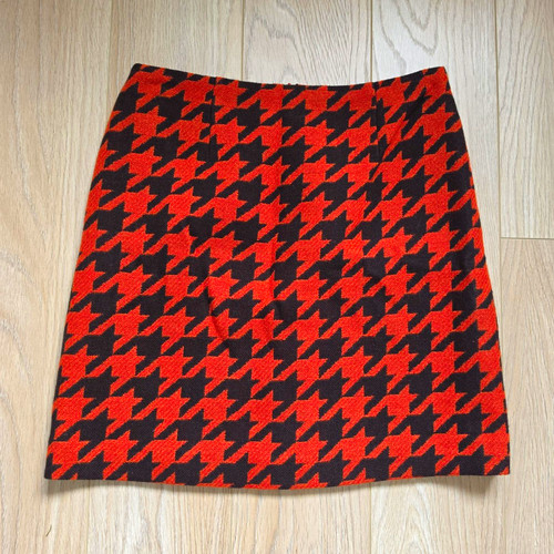 Hobbs houndstooth orange black - hobbs,
