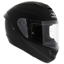 Vemar Hurricane H0S Solid Matt Black - Size XL - Racing Motorcycle Helmet