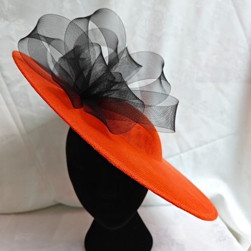 Orange black flower - flower, wide