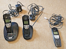BT Synergy 4500 - Digital Cordless Phone inc Answering Machine 2x Handsets & PSU