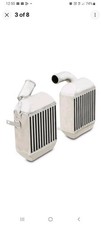 HIGH FLOW ALLOY INTERCOOLER PAIR UPGRADE AUDI S4 B5 A6 C5 ALLROAD 2.7 BI-TURBO