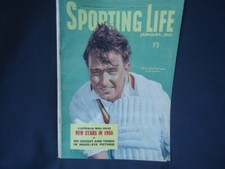 vintage Australia Sporting Life January  1955 magazine  cricket sport