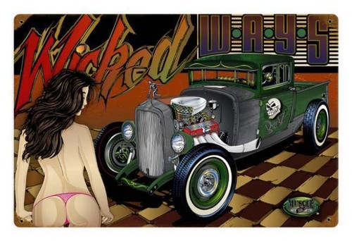 Muscle car hot rat - car,