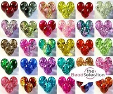 Crackle glass round beads - crackle, buy