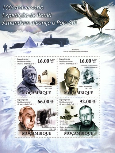 Roald amundsen south pole - south,