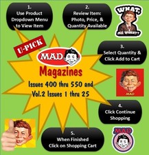 MAD MAGAZINES (Issues 400 thru
